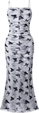 Floral suspender dress